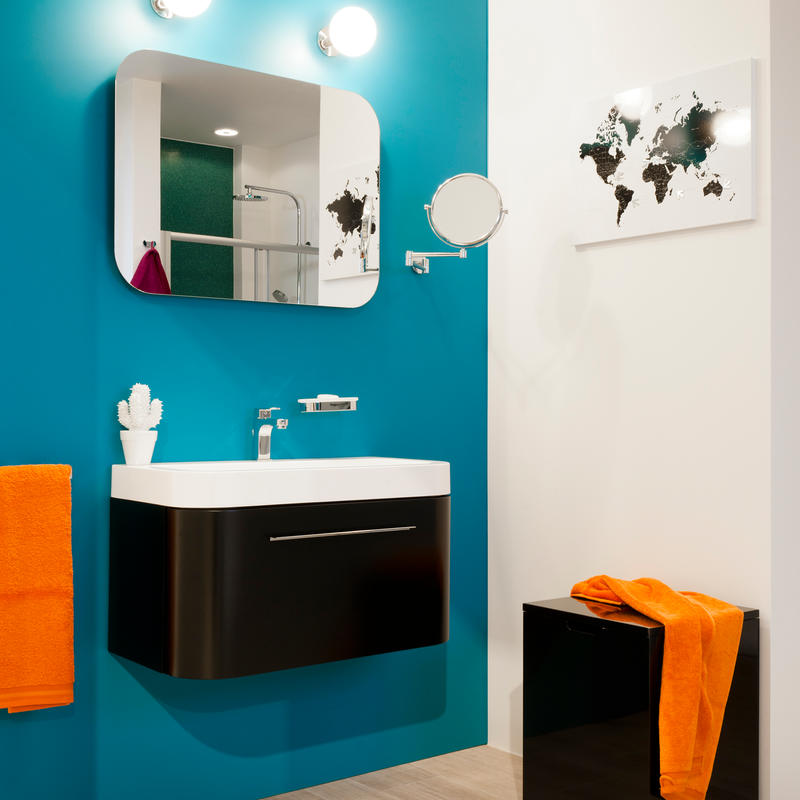 hangende kast badkamer